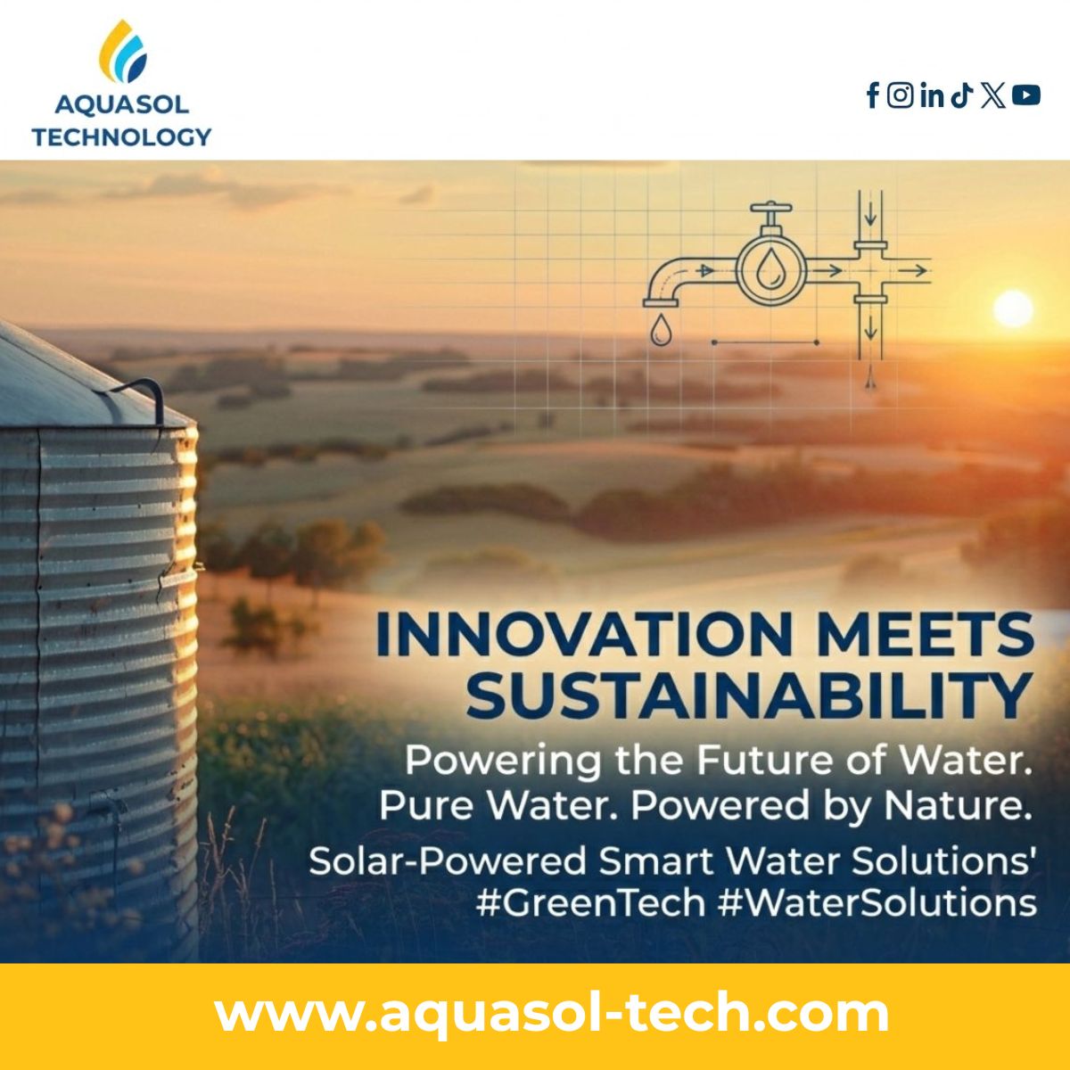 AquasolTechLTD's tweet photo. Innovation meets sustainability  #WaterTechnology #WaterSolutions https://t.co/3STcaSzxQn