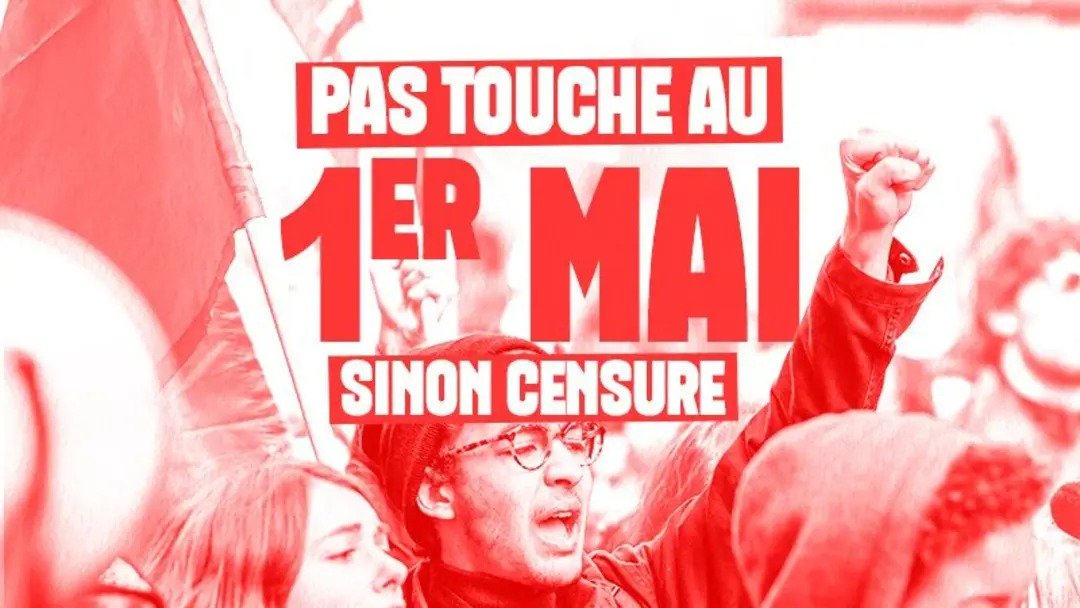 OrvaultPcf's tweet photo. @franceinfo 🔴 PAS TOUCHE AU 1️⃣ER MAI!
🚩Retrouvez le CP du @PCF & de @Fabien_Roussel | Le 1er mai n'est pas négociable : retrait du texte ou censure⤵️
https://t.co/sMuoyNUhJe
#PCF #1ermai #justicesociale #progressocial #censure #directAN https://t.co/AeqCWsfuLv
