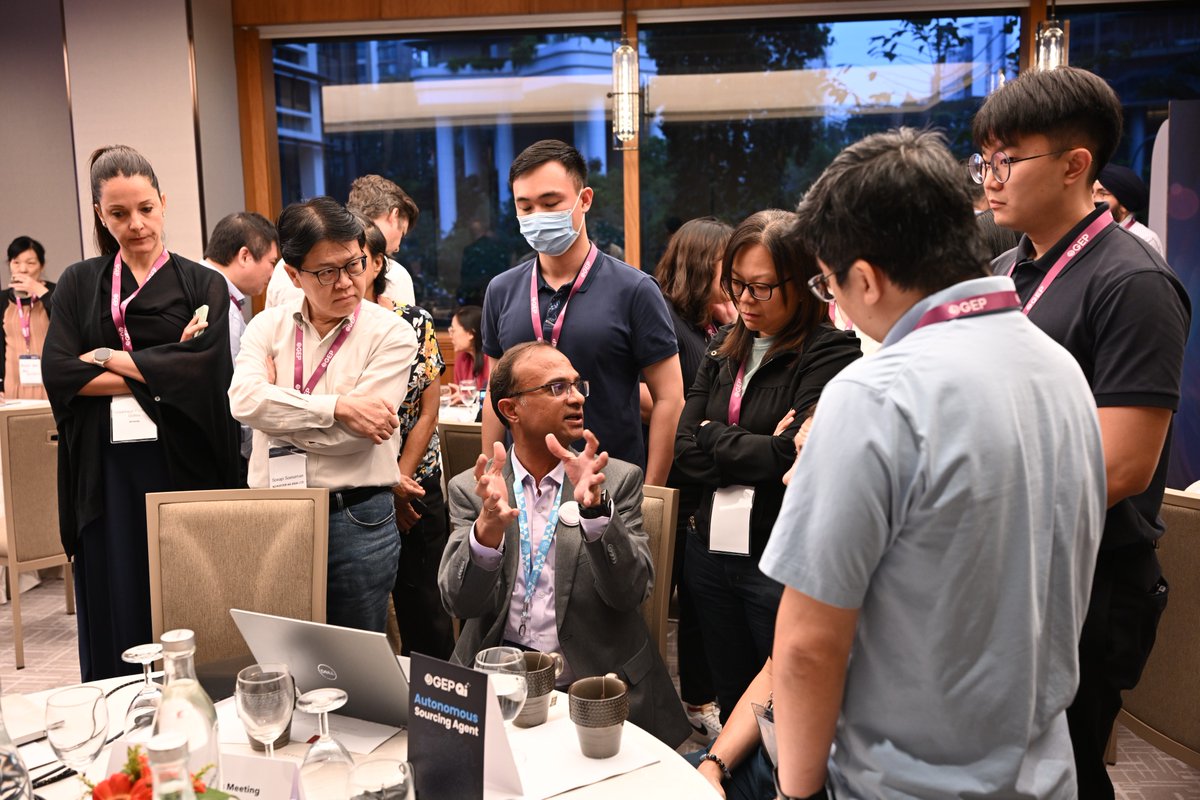 GEP_Worldwide's tweet image. The energy in the room said it all.

The GEP APAC Tour 2026 in Singapore brought together industry leaders to explore one idea: leading #procurement with agentic AI.

Beyond the keynotes and panel discussions, the standout element was the hands-on agent experience pods.

Rather