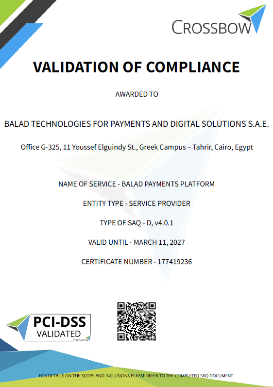 BaladTech's tweet photo. Proud to share that Balad achieved PCI Compliance for the 3rd consecutive year ✅

A strong milestone reflecting our commitment to security, trust, and operational excellence.

To our team and partners, thank you. Your trust drives our progress 🤝

#PCI #Fintech #Payments https://t.co/jiPJGIf1od