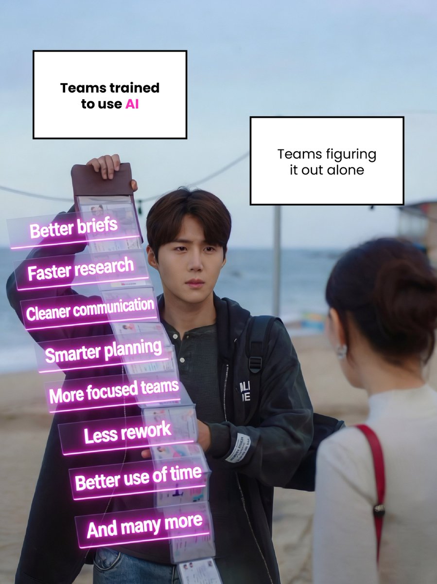 KVP_Macro's tweet photo. Figuring it out alone looks like progress… until you see what AI-empowered teams are producing.

See what bespoke AI training with Final Upgrade AI can unlock.

UPGRADE your team’s AI skills.

Made with sugar + spice + all things nice by Creative Upgrade™ by Final Upgrade AI https://t.co/AJvjstGAeU