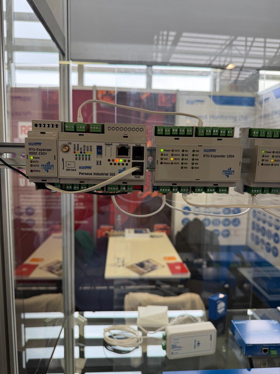 group_hw's tweet photo. David Smid and Pavel Kotisa are ready to welcome to the #IIF Celjski sejem d.d.! From today and until Friday, you can visit us at stand L1-77 to take a look at the brand new #Perseus #Industrial 315 with #RTU #Expanders. https://t.co/tCrXCgqLm9