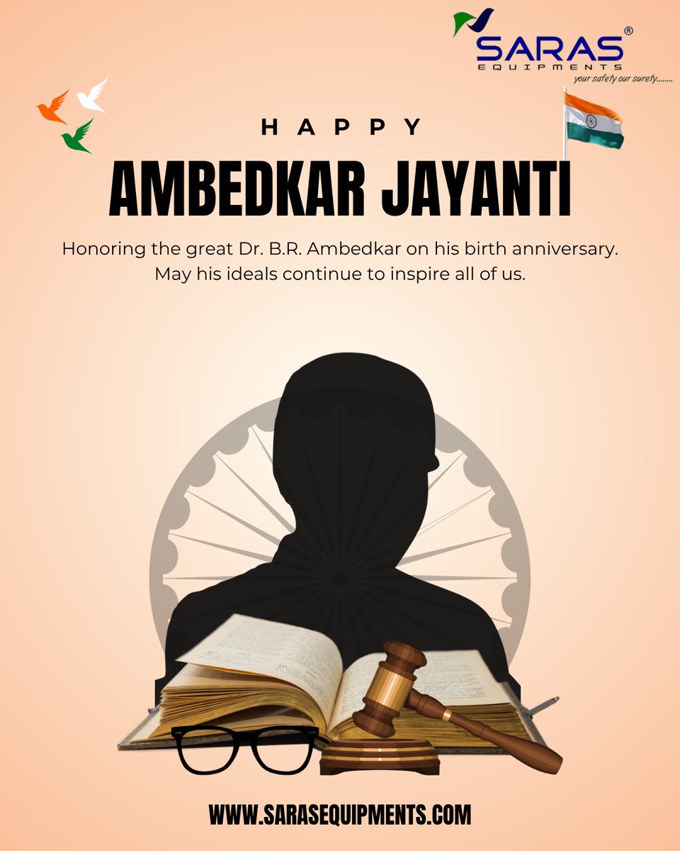 Happy Ambedkar Jayanti 
#Ambedkarjayanti #Sarasequipments