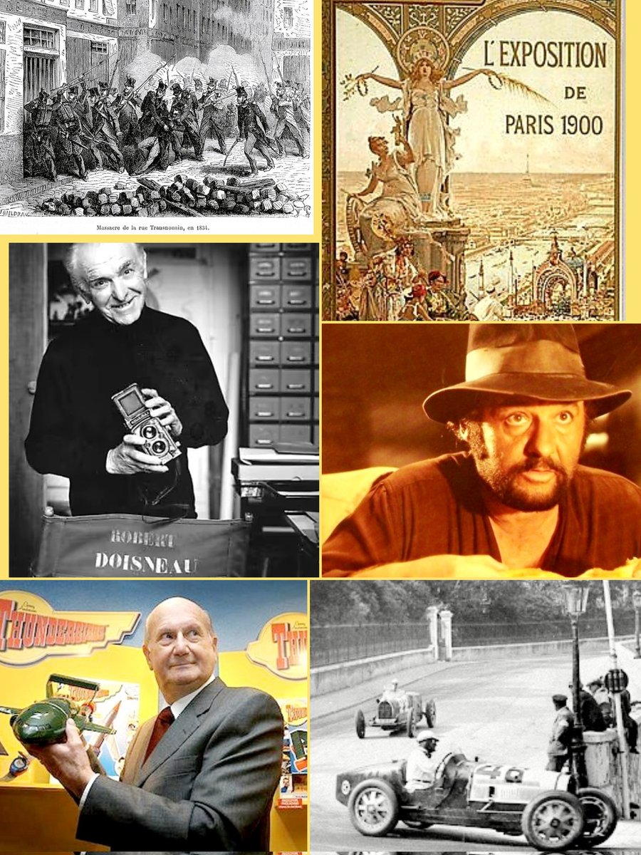 Roi_Leodagan's tweet photo. #14Avril 🌤
1834. Massacre de la rue Transnonain, 12 ✝️
1900. Inauguration de l'Expo Universelle de Paris 🏯
1912. Naissance de Robert DOISNEAU 📸
1925. Naissance de Rod STEIGER 🎬
1929. Naissance de Gerry ANDERSON 📺
1929. 1ère course auto à MONACO 🏁
#K1404SA 1/4 https://t.co/7rH8KyEYo7