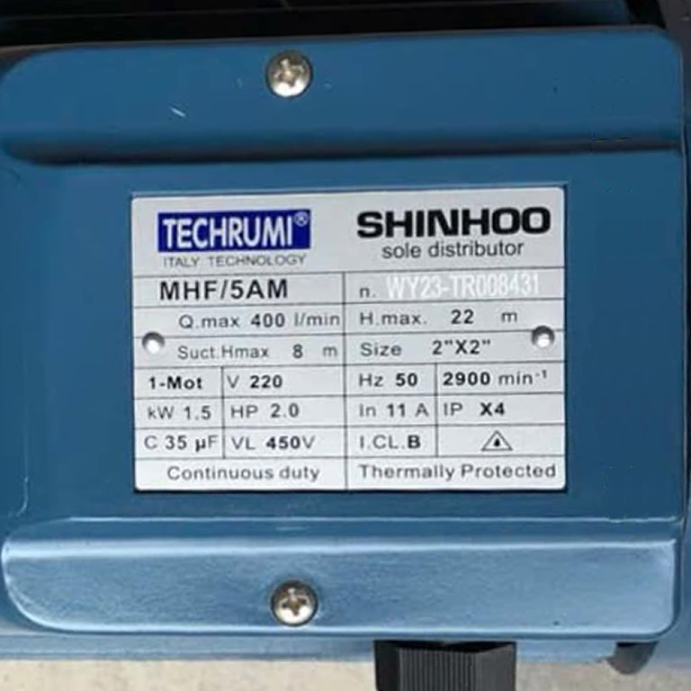 Alolaco_com's tweet photo. Máy Bơm TECHRUMI MHF-5AM (2HP họng 60-60)
– Công suất: 1.5Kw – 2HP.
– Điện áp: 220V-1pha.
– Cột áp Max: 22 m.
– Lưu lượng Max: 400 lít/phút.
– Họng hút/xả: 60/60 mm (2″ x 2″).
https://t.co/18LobAjG63
#Máy_Bơm_TECHRUMI,
#Máy_Bơm_TECHRUMI_MHF_5AM,
#Web_alo_La_co https://t.co/14iUFKxkPt