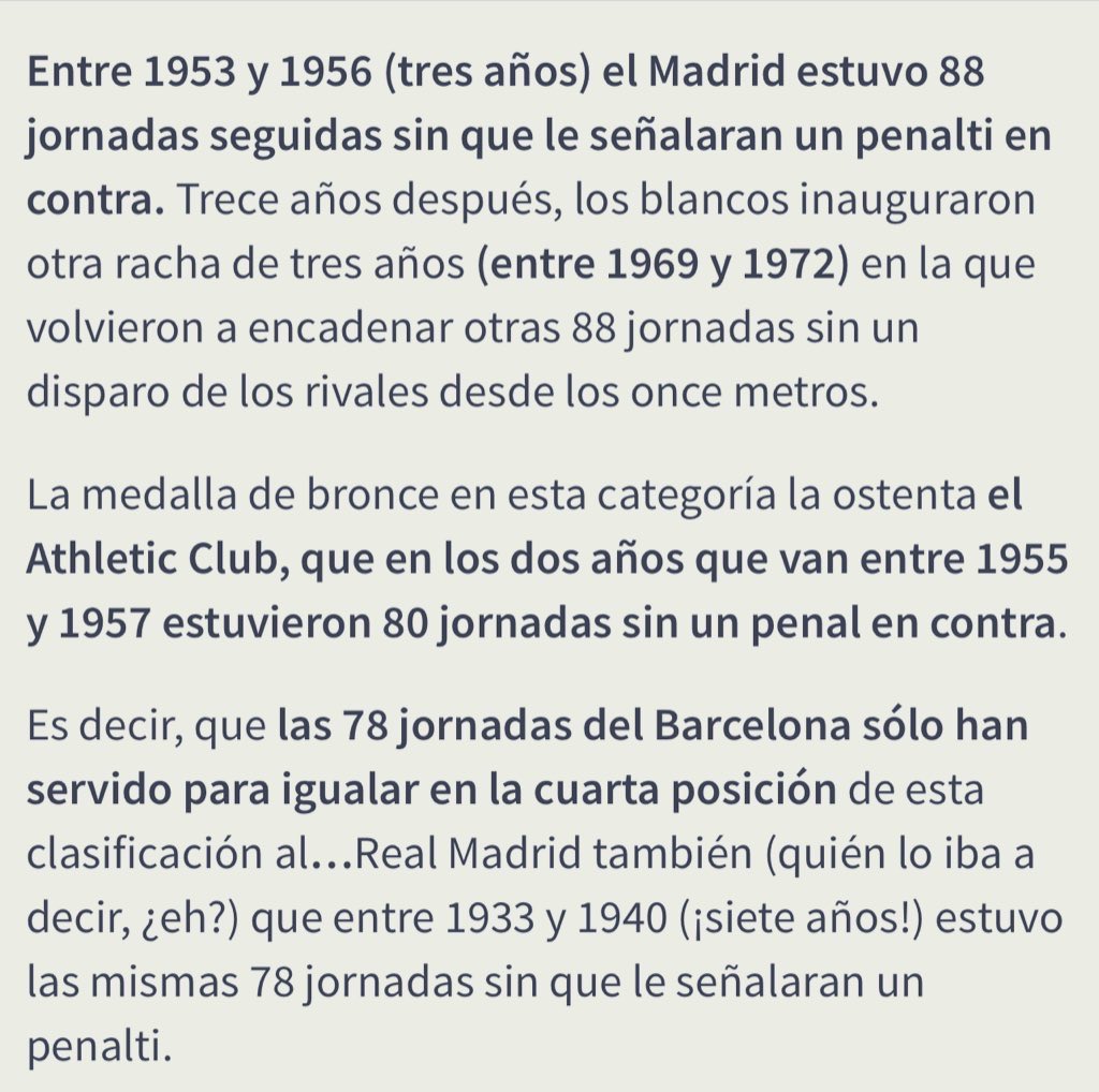 Nachito Peña miente, como todos los madridistas que acusan al Barcelona de recibir ayudas arbitrales.
