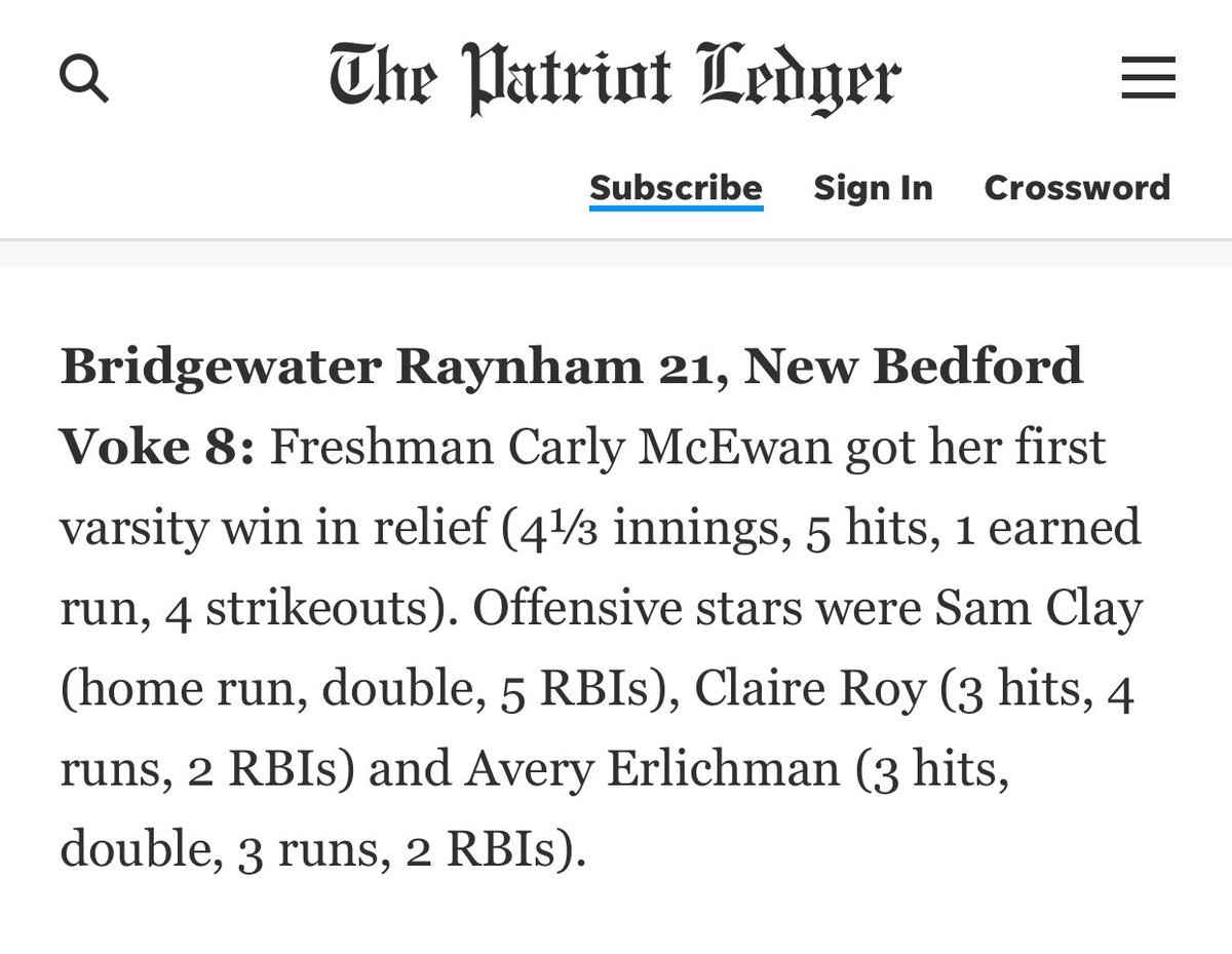 BR Softball tweet media