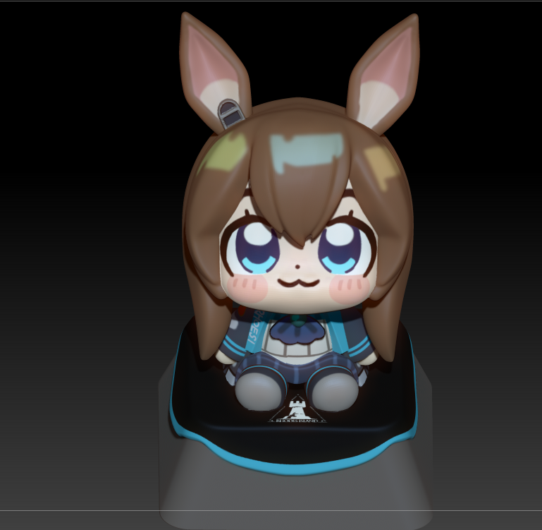 maitianRc's tweet photo. 上个星期做的两个小键帽 #明日方舟 https://t.co/rG8Z841IFW