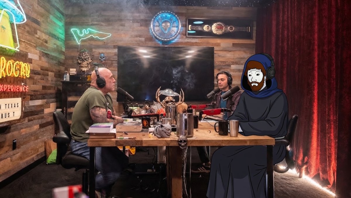 archibaldxiv's tweet image. manifesting appearing on joe rogan podcast