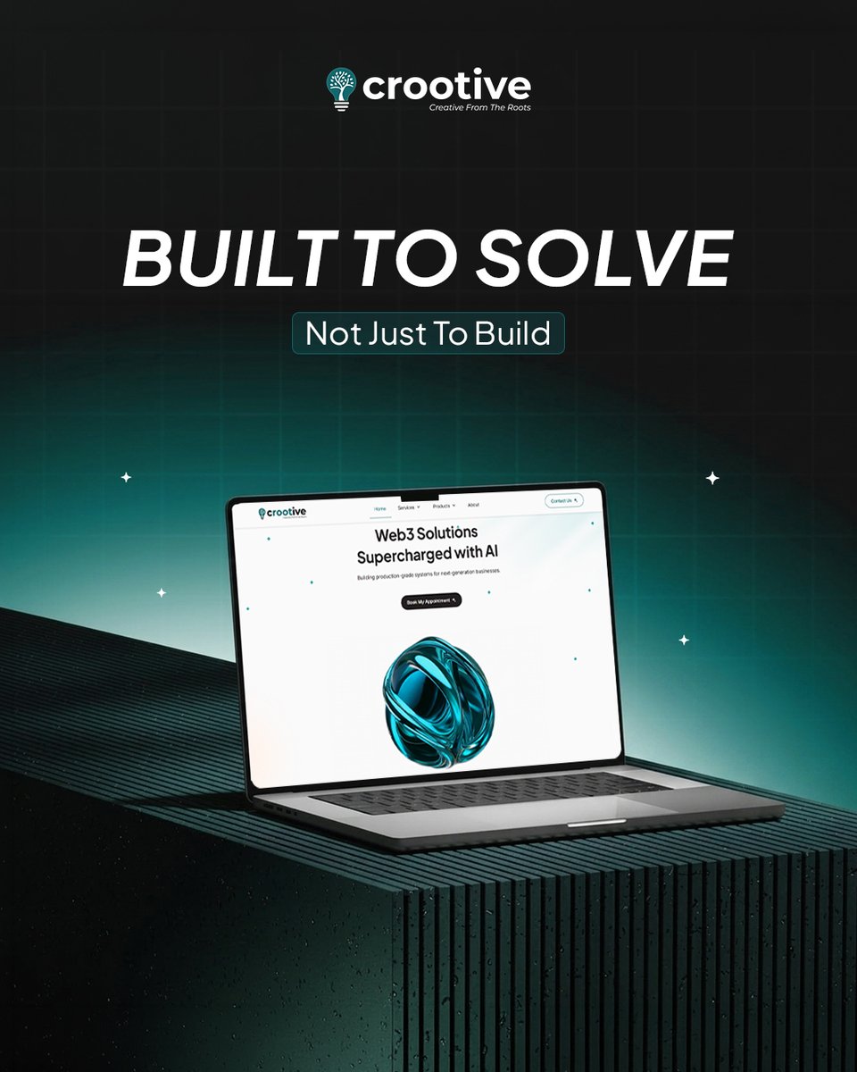 crootive's tweet image. B2B solutions that are practical, scalable, and real-world ready. Build what works.

crootive.net

#BuiltToSolve #B2BSolutions #CreativeEngineering