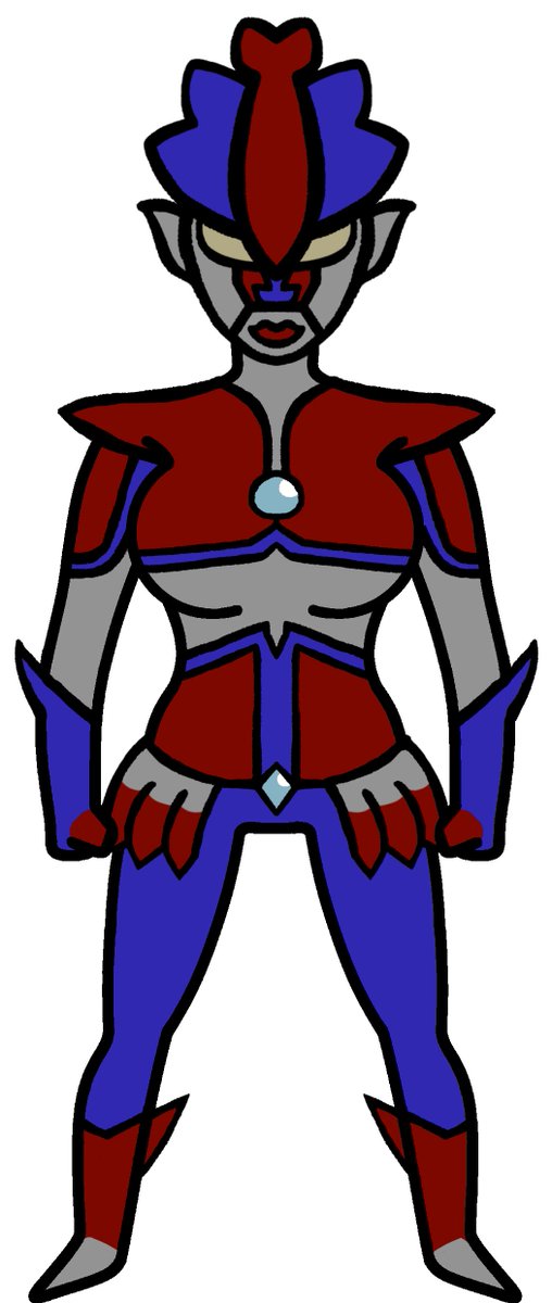 That_Svenne's tweet image. Decided to finally finalize my Ultra-Woman design alongside a redesigned Gomora for my kaiju project.   

Still uncertain if this should be tied to my Godzilla project yet or not.

#Ultraman #kaiju #superhero