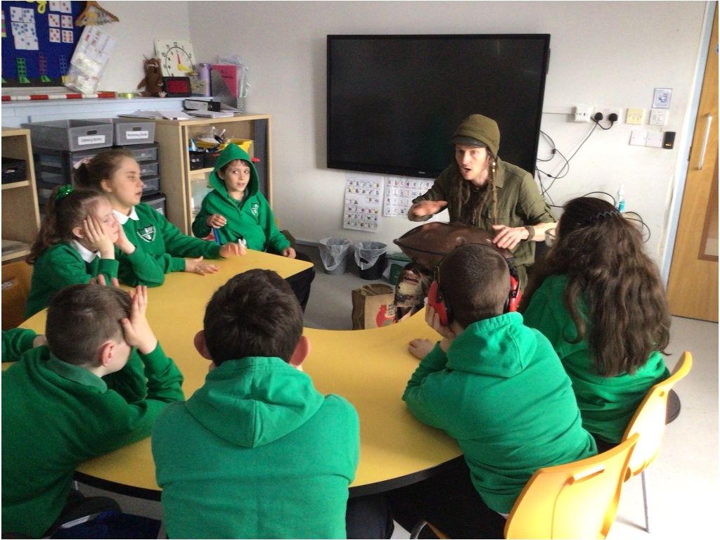 glanhowyprimary's tweet image. Pupils in Y Garn had a very exciting day using their creative skills with a local storyteller! We had to use problem solving skills and collaborative skills to help to create our own exciting story! #CreativeMindset #ExpressiveArts @ArtsCouncilofWales #G_FCE