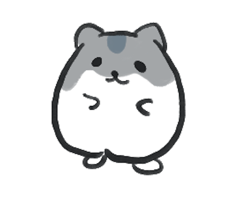 a_s_108's tweet photo. 自分で��いたハムスターのラフイラストを元に、GeminiとClaudeにそれぞれ清書するように頼んだのだが、Claudeの絵心のなさにしびれた。 https://t.co/ppq3DFX6IA