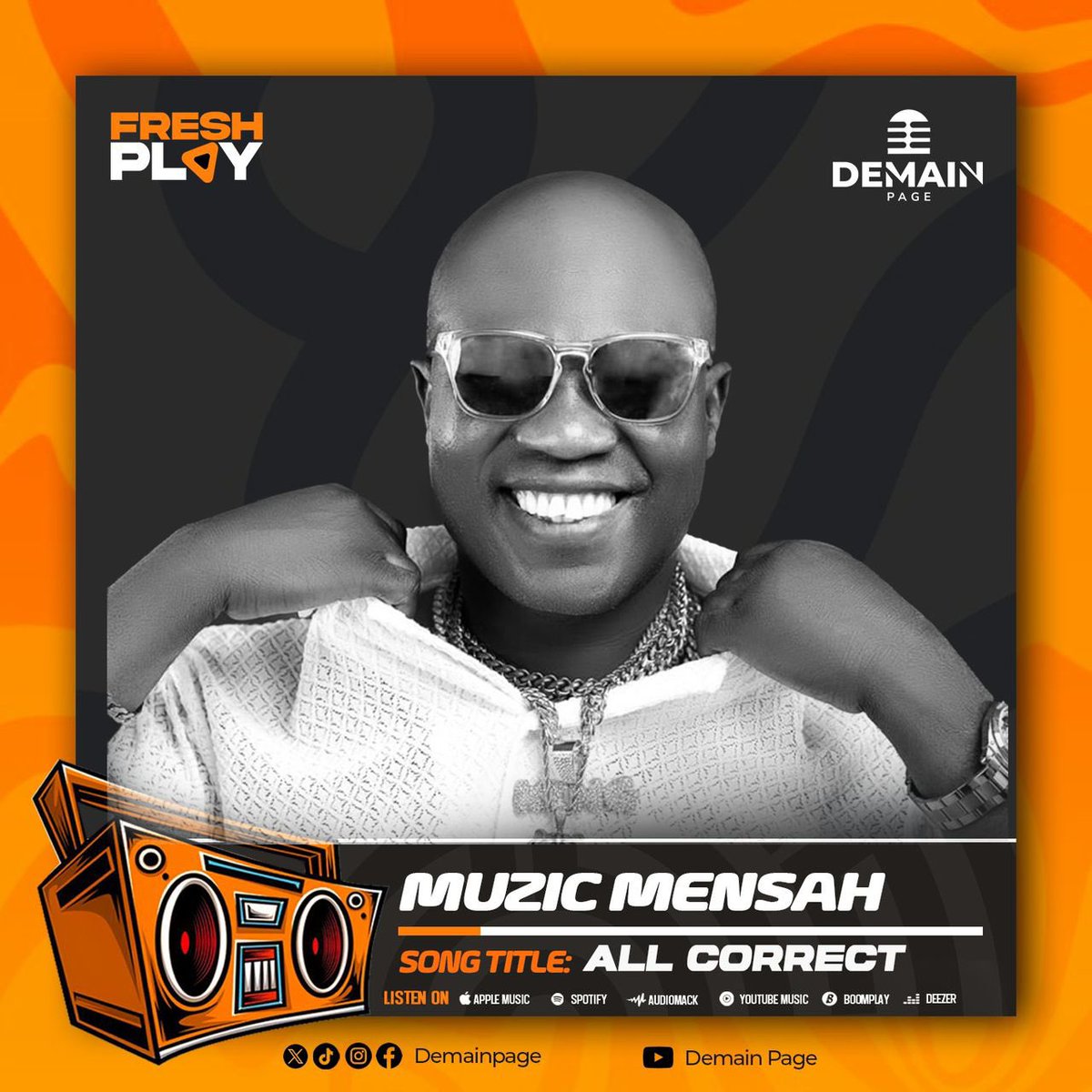 Desiigner_Nurse's tweet photo. Straight vibes, no skips 🔥
Muzic Mensah — All Correct is the mood right now!
Stream 👇🏾
https://t.co/6N0nOqusB1
@Muzicmensah_1
#AllCorrect https://t.co/s3b7TzFcKW