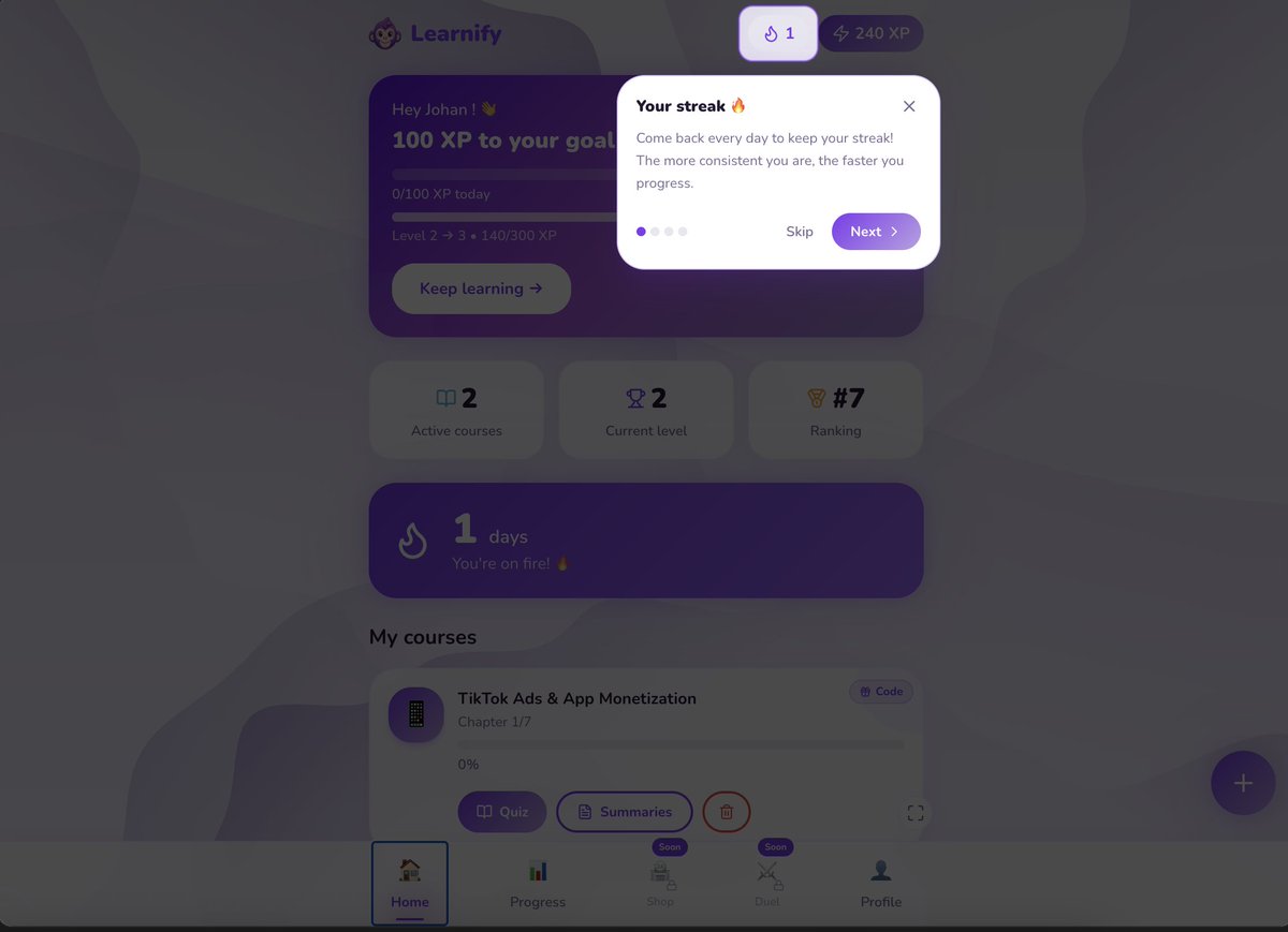 freeSaiki's tweet photo. DAY 17 

Learnify just got a big update 🐒⚡

→ Interactive guide for new users
→ Smarter AI for better summaries and analysis
→ Cleaner design, smoother experience
→ SEO optimized

The product gets better every single day.

Try it free → https://t.co/MruCU1MQIw https://t.co/FVCSfJ5Dph