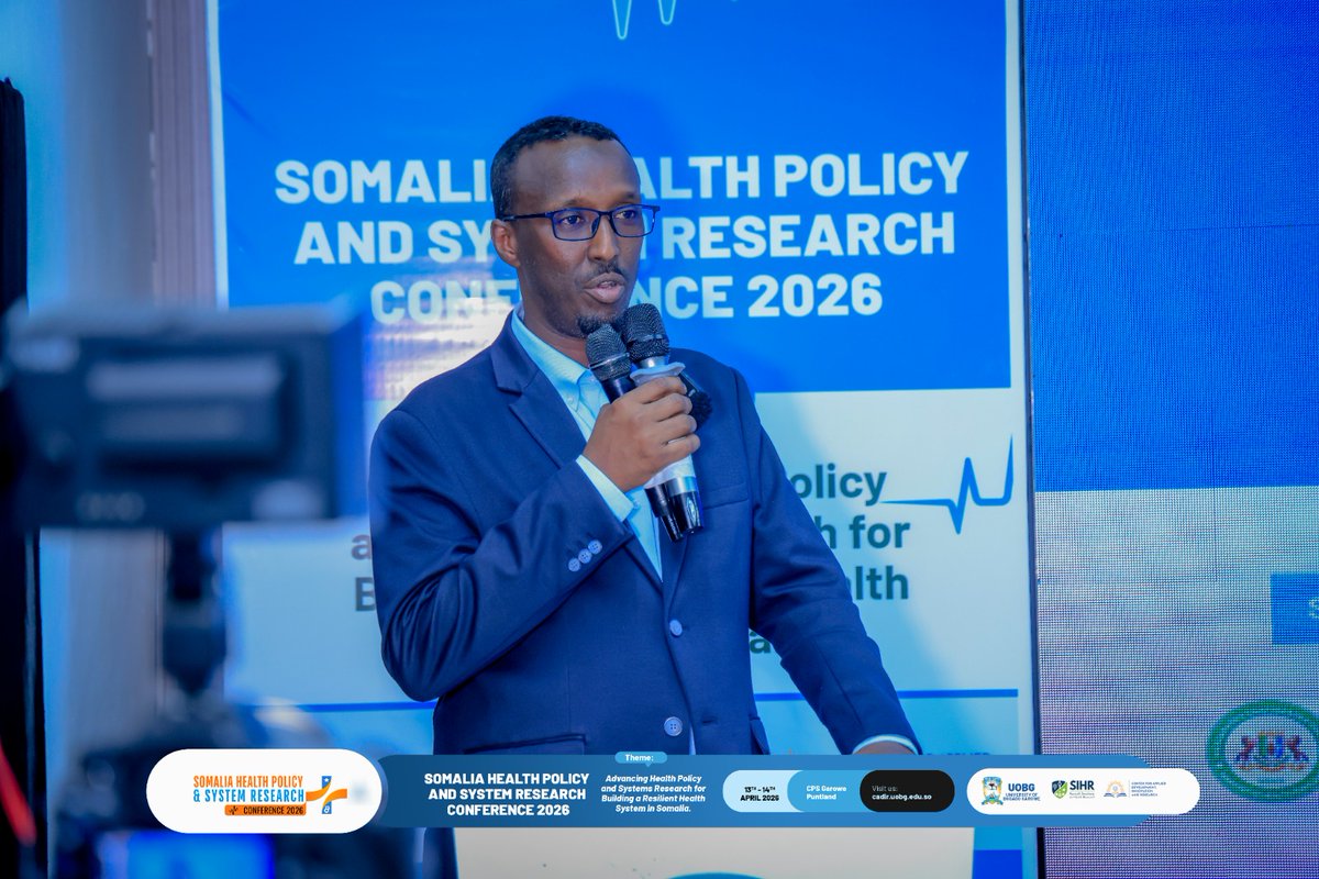 aasiyahusein's tweet photo. The Health Policy and Systems Research Conference of Somalia has been officially concluded, organized by the Development, Innovation and Research Center of Bosaso University – Garowe.

#SHPSTR2026 #UHC #SomaliaHealthPolicy #HealthSystemsResearch
#BiciidCenter #SomaliCulture https://t.co/TbKHk0yql4