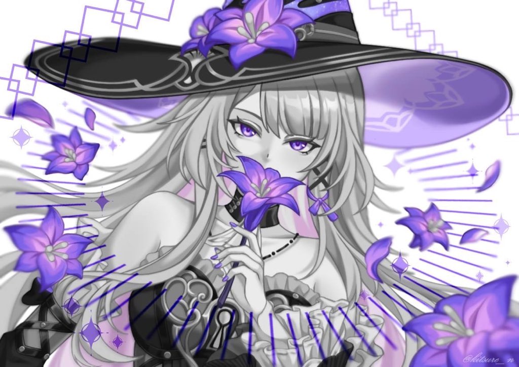 kitsure_n's tweet photo. Hello, I’m Ren and I love drawing fanarts and OCs from our (with my friend) original idol-project! I’ll be glad for your supporting🤍✨
#PortfolioDay #GenshinImpact #Columbina https://t.co/d33o9Ewikd