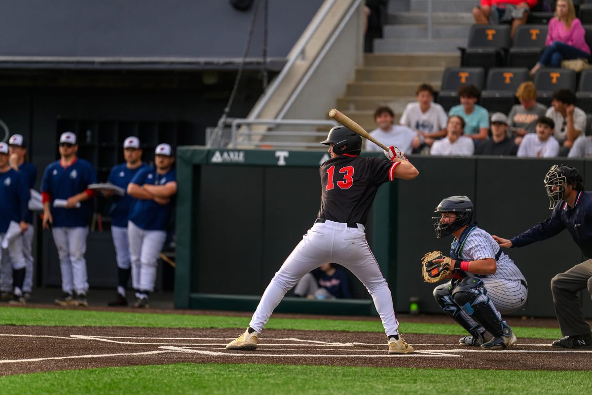 TaylorGaboda's tweet photo. Grateful for the opportunity to play with my Central High Baseball team at Lindsey Nelson Stadium for our District Game vs. West High. Amazing team Win, 6-0! To God be the Glory! @knoxCHS_BSBL @eXposureBB @PB_Uncommitted  #2027grad #1B  #uncommited https://t.co/dSCCSMTmJI
