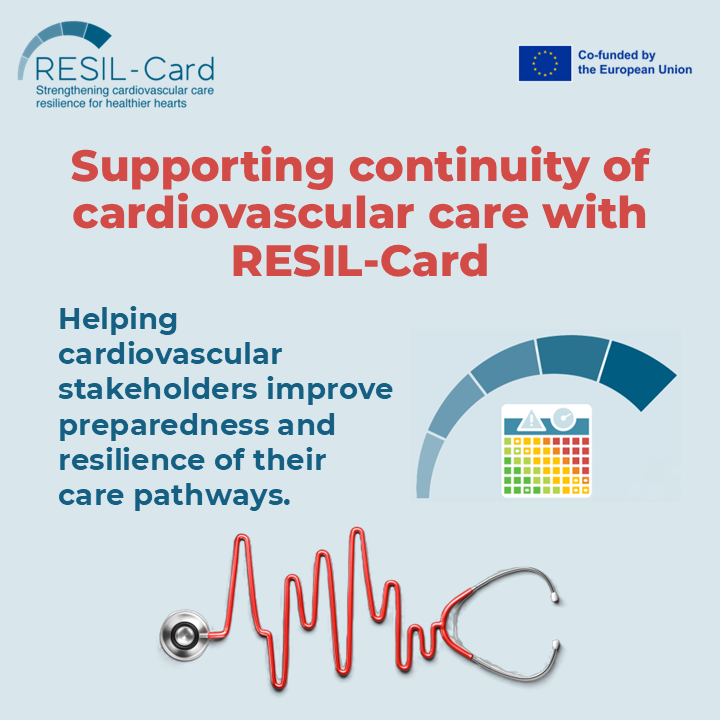 WeCareAboutHea1's tweet image. 🗓️One month since the #RESILCard launch.
📢 Encouraging strengthening of #CardiovascularCare #Preparedness for crises.

💬Now keen to hear from the community.
🛡️How resilient is your care pathway today? Have you explored or implemented the tool?

Not yet?👉tinyurl.com/4xfcztbb