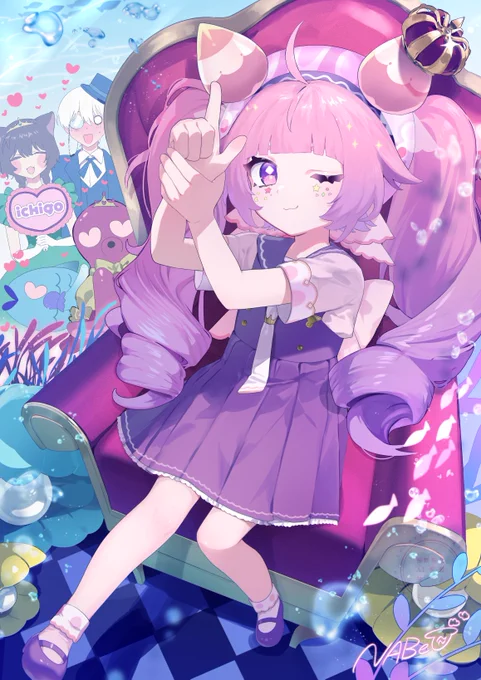 いちごちゃんお誕生日おめでとう～～!!! 最強!!最強!! #宇志海いちご2026生誕祭 #いちごのあとりえ