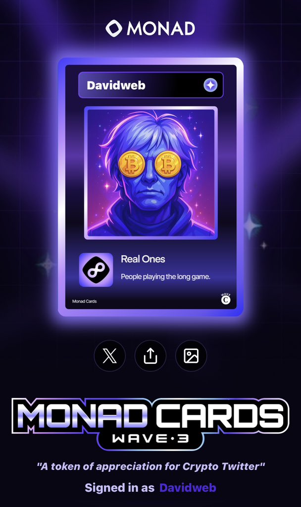 I’ve been selected for Wave 3 of the Monad Card rollout.

Excited to continue building and engaging within the Monad ecosystem. Grateful for the opportunity and recognition from the team.

Thank you monad! <a href="/monad/">Monad</a>