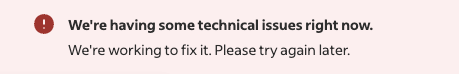 cygnisoft's tweet photo. @IndeedSupport We're having some technical issues right now. https://t.co/OiyJMaxLnq