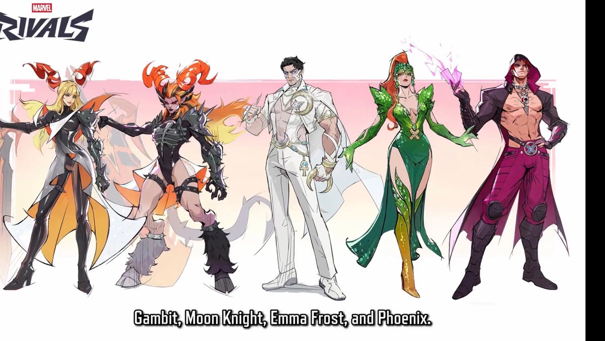 X0X_LEAK's tweet image. ‼️ HELLFIRE GALA 2026

This years hellfire gala starts April 23!
#MarvelRivals

New skins!
- Emma Frost
- Magik
- Moon Knight
- Phoenix 
- Gambit
#marvelrivels