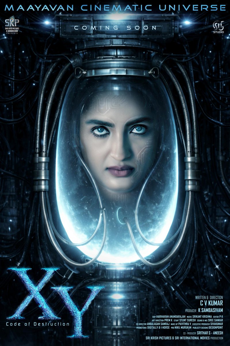 TheAuteur_Media's tweet photo. THE FUTURE ISN’T HUMAN ANYMORE

Welcome to #XY #MaayavanCinematicUniverse

Beyond emotion. Beyond control. Beyond humanity.

🧬 A film by @icvkumar 
🧬 Produced by @SKPOffl

The code begins.

@varshinivenkat_ @praga_1330 @RathikaRavinder @actorprajin1 @actressbrana @sheimour @actressbrana @BhuvanaSganesan @HAnandaraj @ponkathiresh @Seramanisrithar @ActorSrithar @ponkathiresh @omfilmssiva  @Pavithra03V @arrglobe @designpoint001 @onlynikil @digitallynow