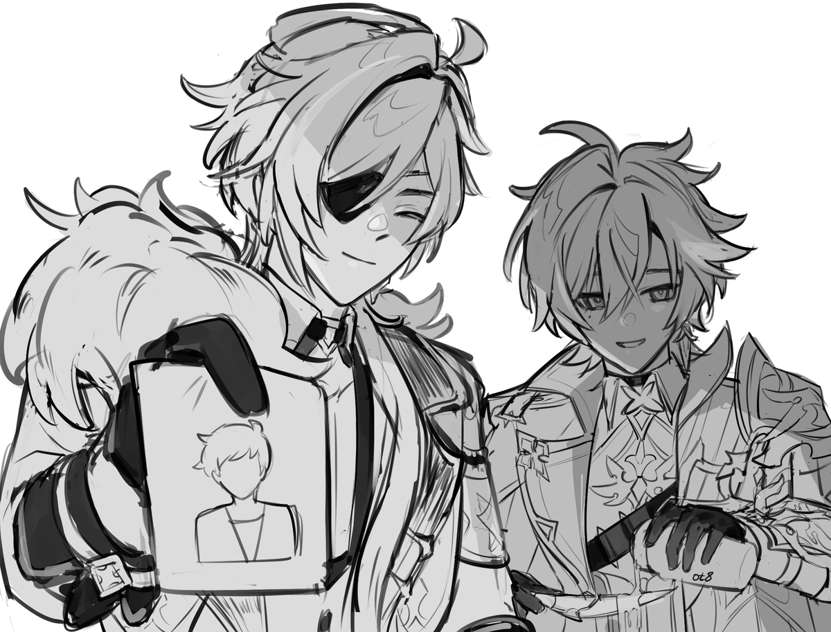 ot8__januaryy's tweet image. #kaeya #lohen