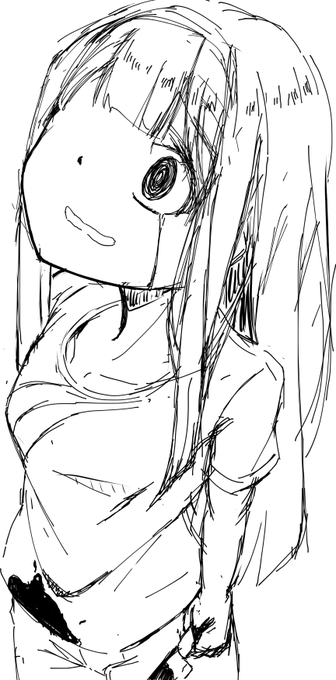 こういうぐるぐる目もかわいい 