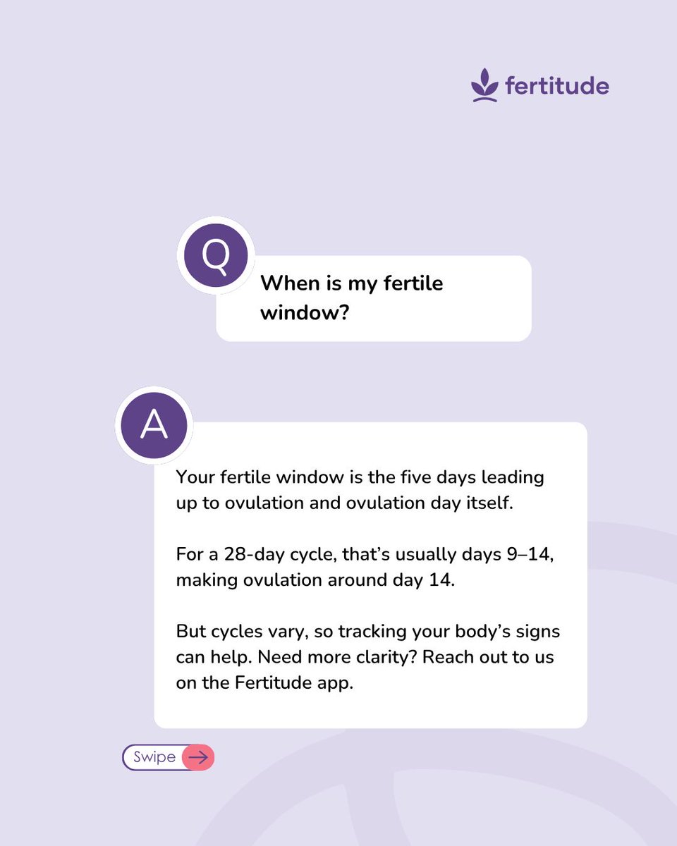 fertitude's tweet photo. Timing can make all the difference when trying to conceive. If you're not sure when your fertile window is, read the questions we answered from other women, like you 💜. 

Save this for later

#fertitude   #reproductivehealth   #ttc   #fertility https://t.co/XPkXiASYwO