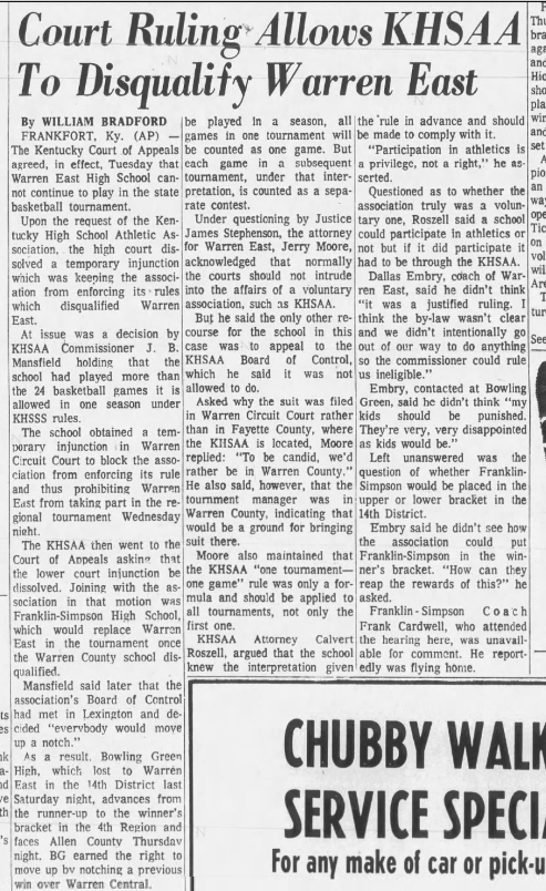 Kentucky High School Sports History tweet media