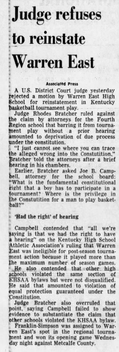 Kentucky High School Sports History tweet media