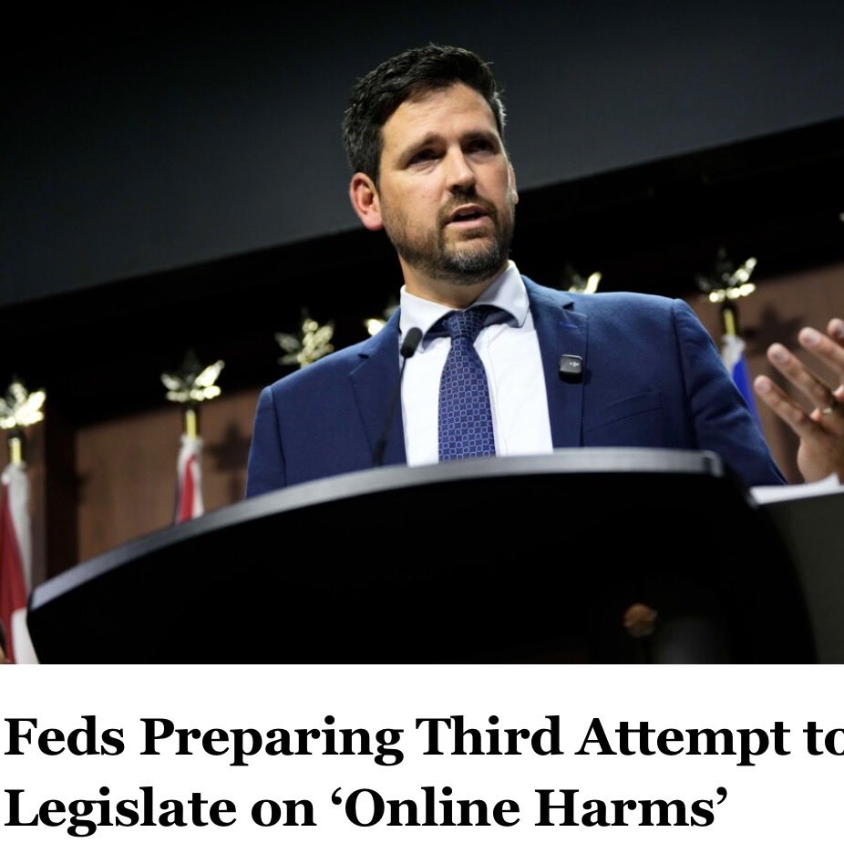 anngerrard1141's tweet photo. Sean Fraser, Canada’s MOJ, 3rd try after majority won, for online ‘harm’ restrictions.Slippery slope for Gvt dictating what THEY see as harm🤔Need public input! Unlikely! #Control @SeanFraserMP ⁦@WeAreCanProud⁩ ⁦@jordanbpeterson⁩ @MarkJCarney ⁦@DougFordNation https://t.co/8w8kDvKzYl