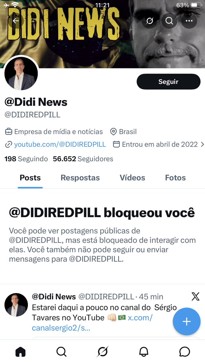 QUANDO O CIDADÃO NÃO CONSEGUE LER AS VERDADES.

<a href="/auriverdebrasil/">Auri Verde Brasil</a> 
<a href="/tudoconstausa/">Rodrigo Constantino USA</a> 

Isso pq a minha conta é pequena e só fiz perguntas ao sujeito 🤌🏻🤌🏻🤌🏻