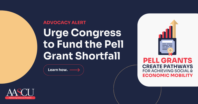 AASCUPolicy's tweet photo. Do you support Pell Grants? Are you aware that the program will have a $5.4 billion shortfall by the end of FY26 and $17 billion by FY27? https://t.co/tE5lhF1Z4g. We've made it easy for you to tell your members of Congress to take action today. Visit: https://t.co/SkPvUcbDIR https://t.co/z7aLPvZ3eh