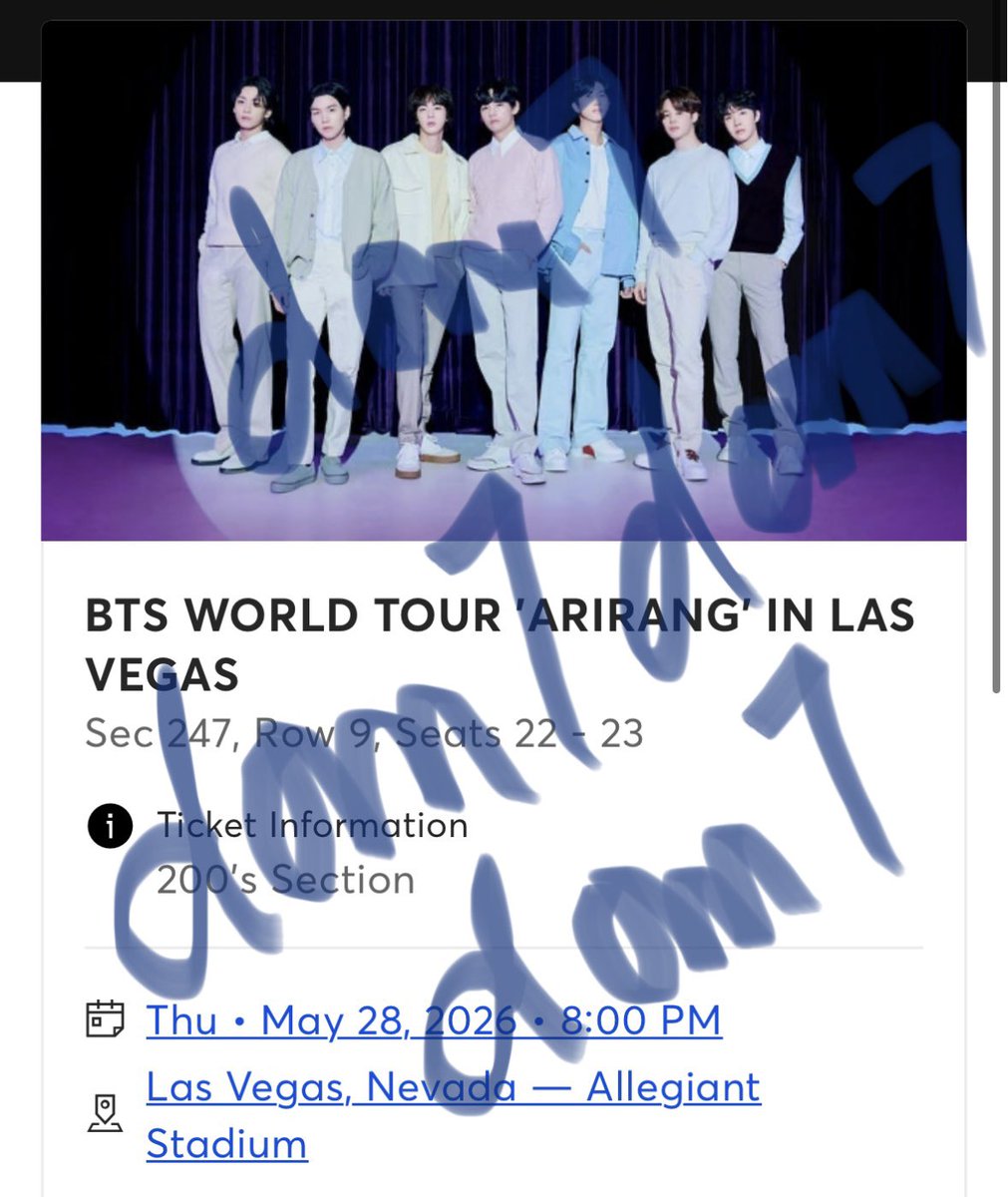 beaconcepcion's tweet photo. @DanikaGarver hiii i have two tickets for sale!  i’m willing to meet as well when i fly out to the US. pls dm me if interested :) selling it for just $250each https://t.co/Ht0Q8wXzF0