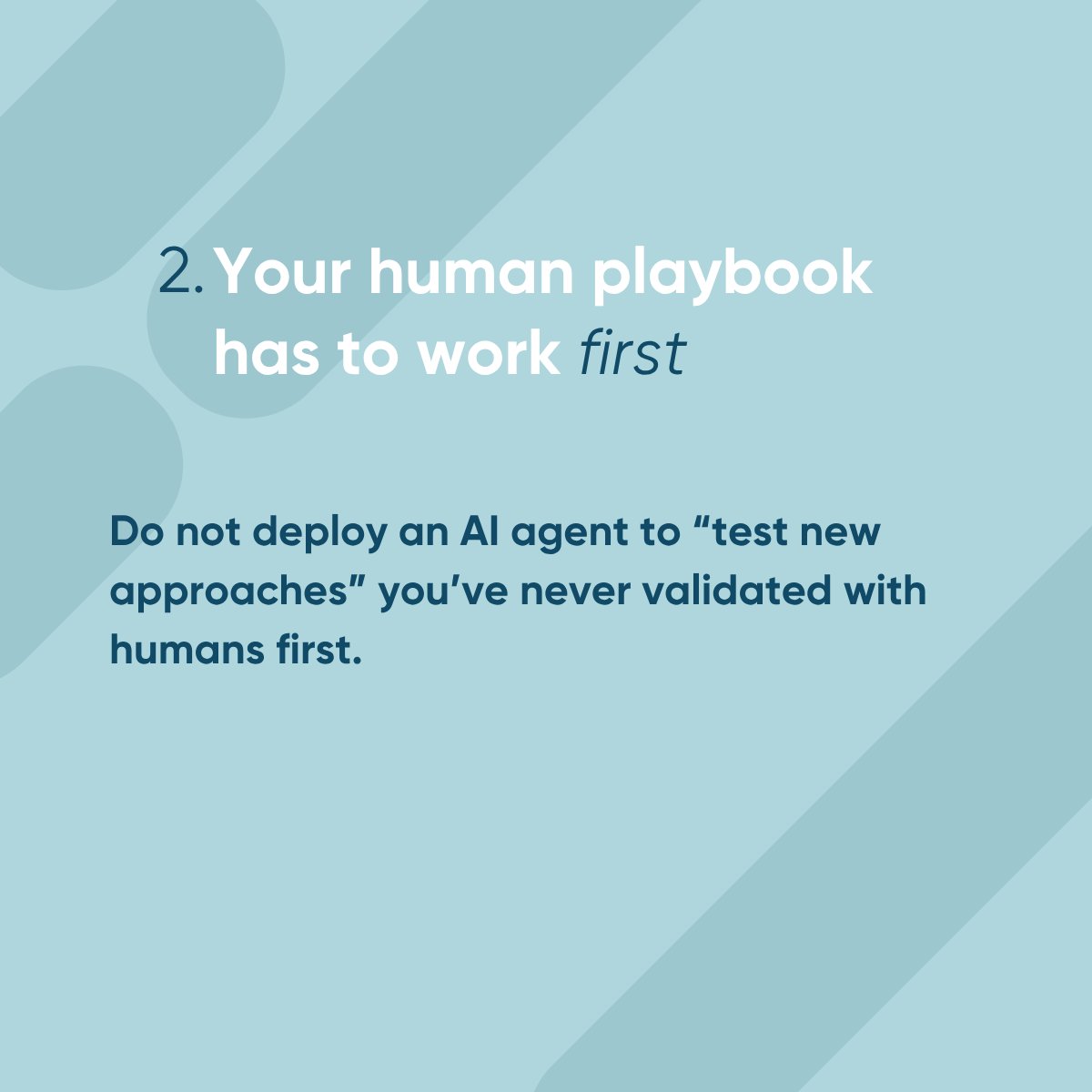 CallMiner's tweet image. We’ve seen it all in #CX AI deployments — wins, misses &amp;amp; costly mistakes. Here's the truth: AI doesn’t fix bad processes, it scales them. 

Instead, orgs should aim for intelligence first, automation second, improvement always.
Read our full guide here. ➡️ ow.ly/rVxN50YIRUn