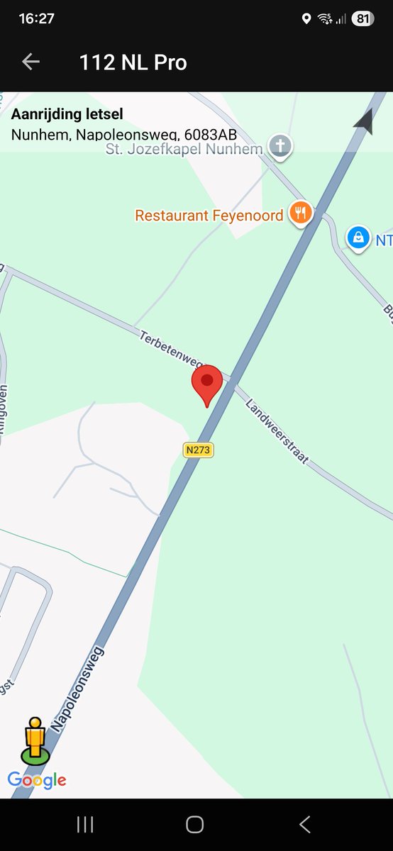 Aanrijding vermoedelijk met letsel in Nunhem