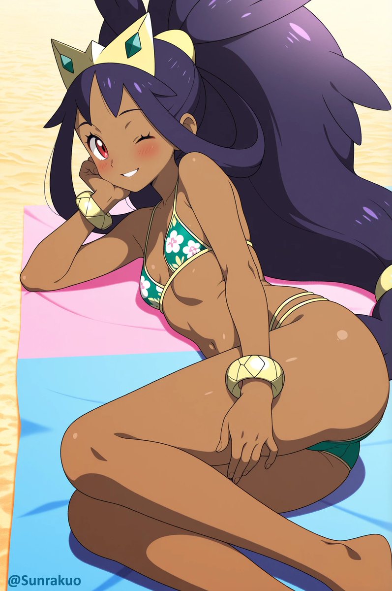 Sunrakuo's tweet image. Iris |アイリス  💜
She's the best Pokemon girl 💜
SFW illustration   
#ポケモン #Pokemon
