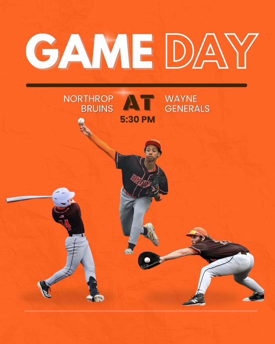 NorthropBase's tweet photo. Conference play begins today! Come on out to Wayne High School to support your Varsity Bruins! #GoBruins!🐻 https://t.co/DyG19jE4wt