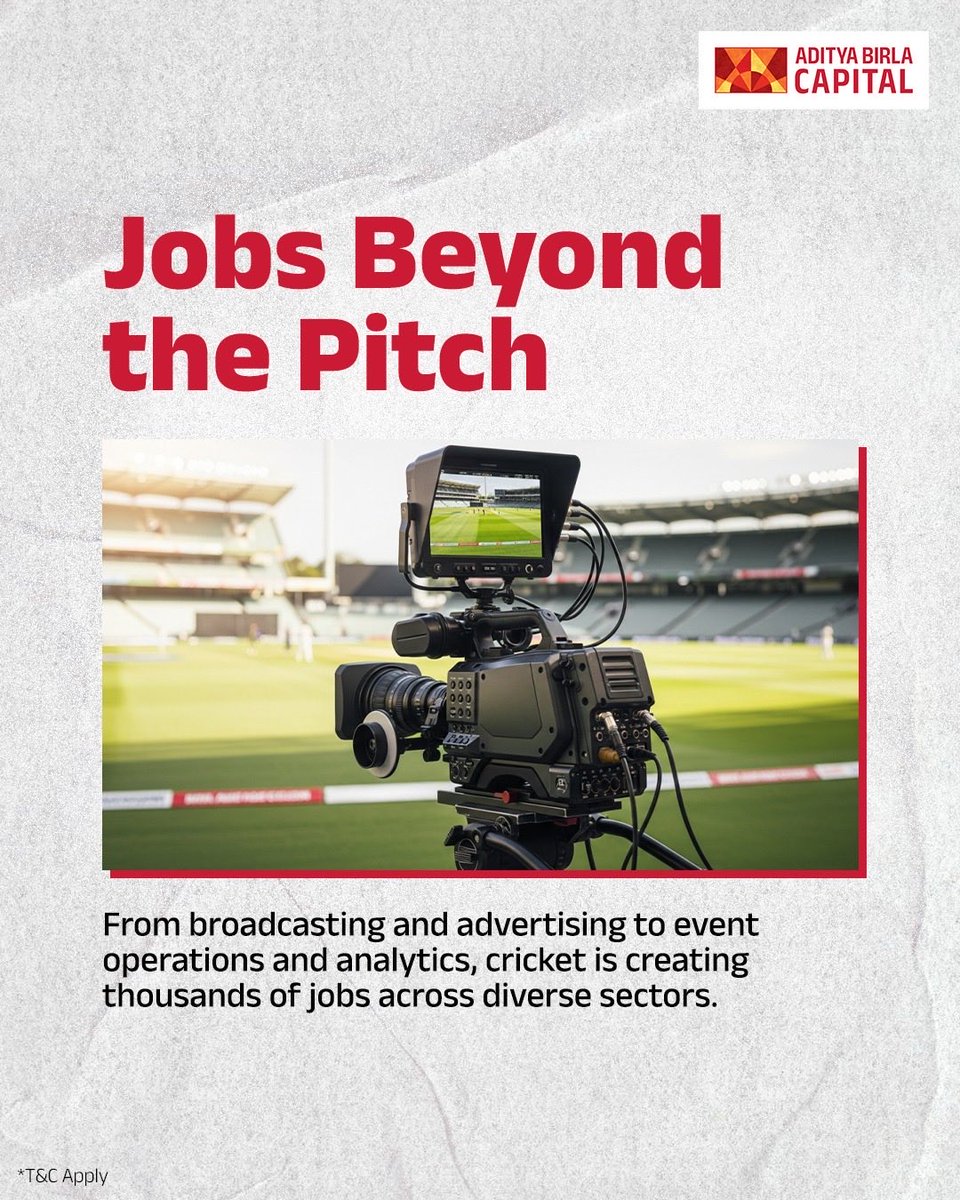 abcapital's tweet photo. What do you think, has cricket become one of India’s biggest economic drivers, or is it still just a game at heart? Comment your thoughts down below!

Source: The Economic Times

#AdityaBirlaCapital #FinPop #PowerOfChoice #FinancialGoals https://t.co/jAkKzZKor3