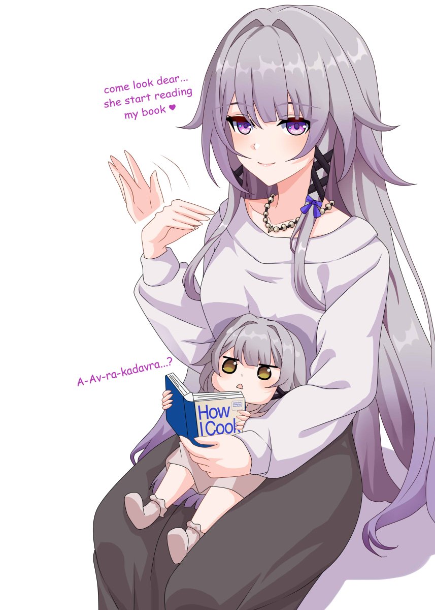 Analyst_V2's tweet photo. The child is going to inherit her mom's genius and her father's chaotic nature >_<
Art by: @/maxwelzyy
#Caerta https://t.co/jOpPvkrCxY