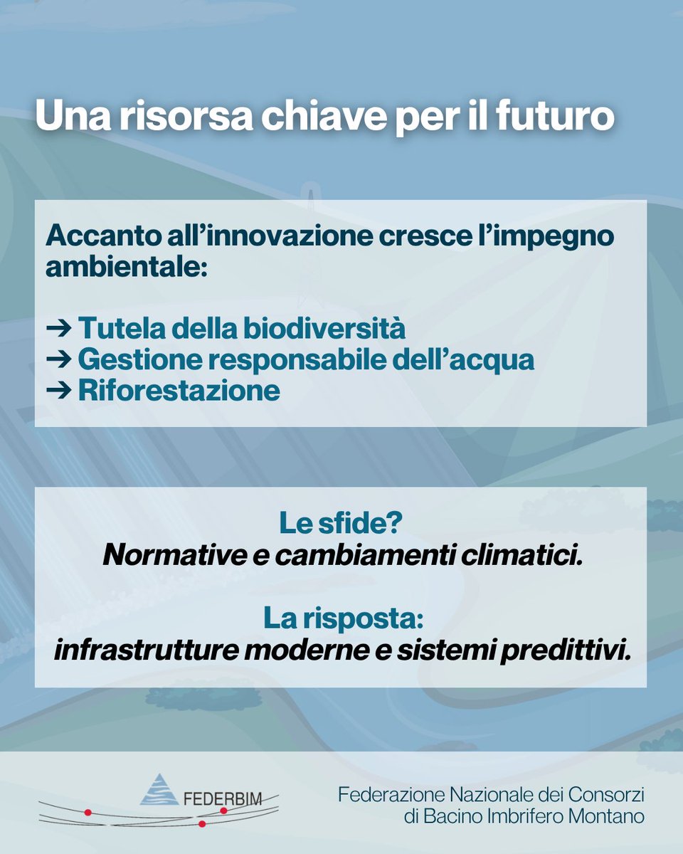 federbim's tweet photo. L’idroelettrico evolve ⚡💧
Tra innovazione tecnologica e tutela ambientale, diventa sempre più efficiente, flessibile e sostenibile 🌱
Una risorsa chiave per la transizione energetica in Italia 🇮🇹
#Idroelettrico #EnergiaSostenibile #TransizioneEnergetica https://t.co/3pfUXWWeCY