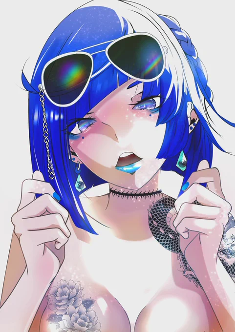 BLUE いいと思ったらいいね&amp;フォローお願いします。(特に下のへん)
