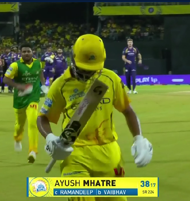 Ayush Mhatre, chin up brother. You are the hope they talk about in Shawshank Redemption. You are the love they show in Yash Raj movies. You are the motivation they write in books. Thanks for keeping cricket alive.