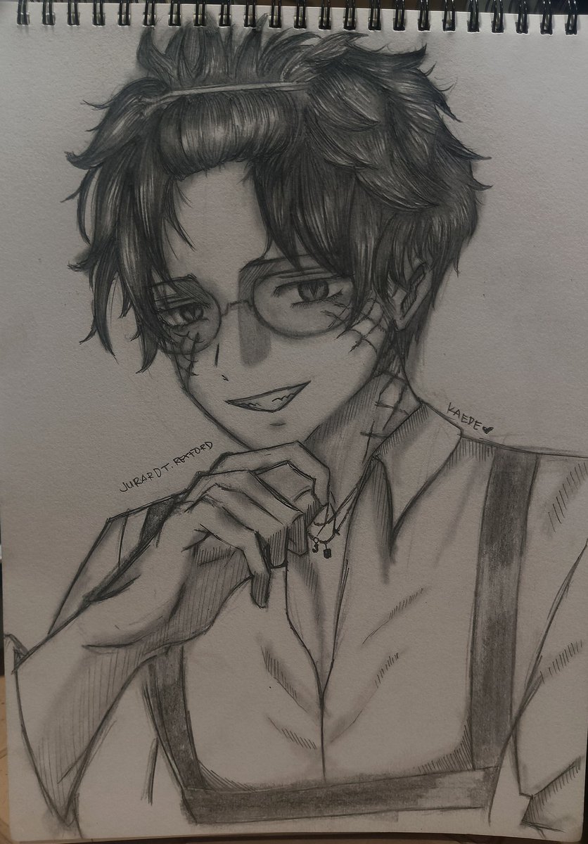 kaede_ejy's tweet image. 🦖✨ had to draw him in traditional art with his new outfit✨ i support this dino man no matter what!!! love you tol
 
#JurasickArt