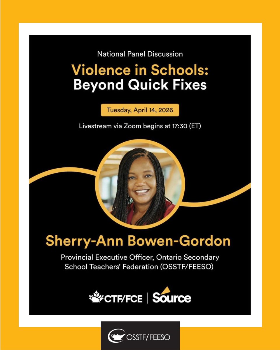 OSSTF Communications tweet media