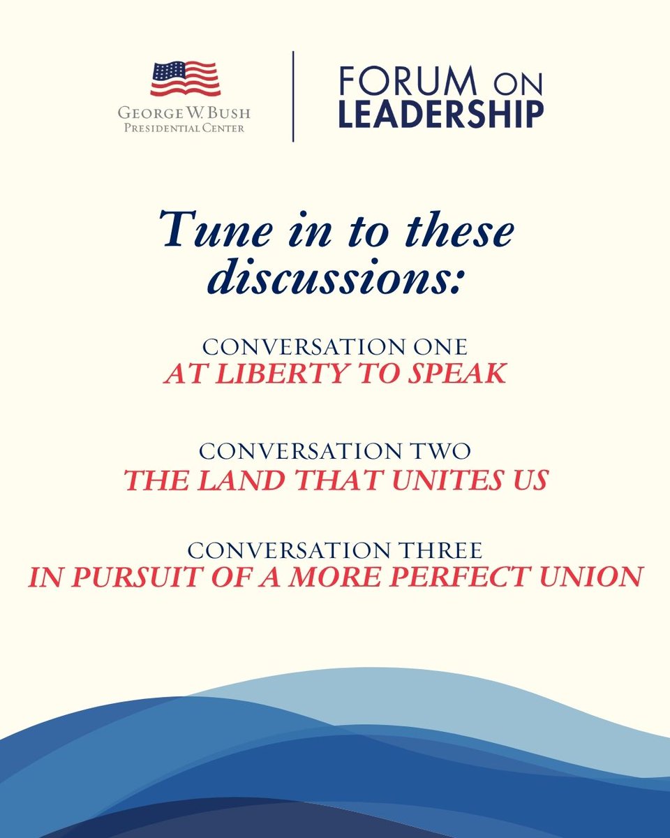 George W. Bush Presidential Center tweet media