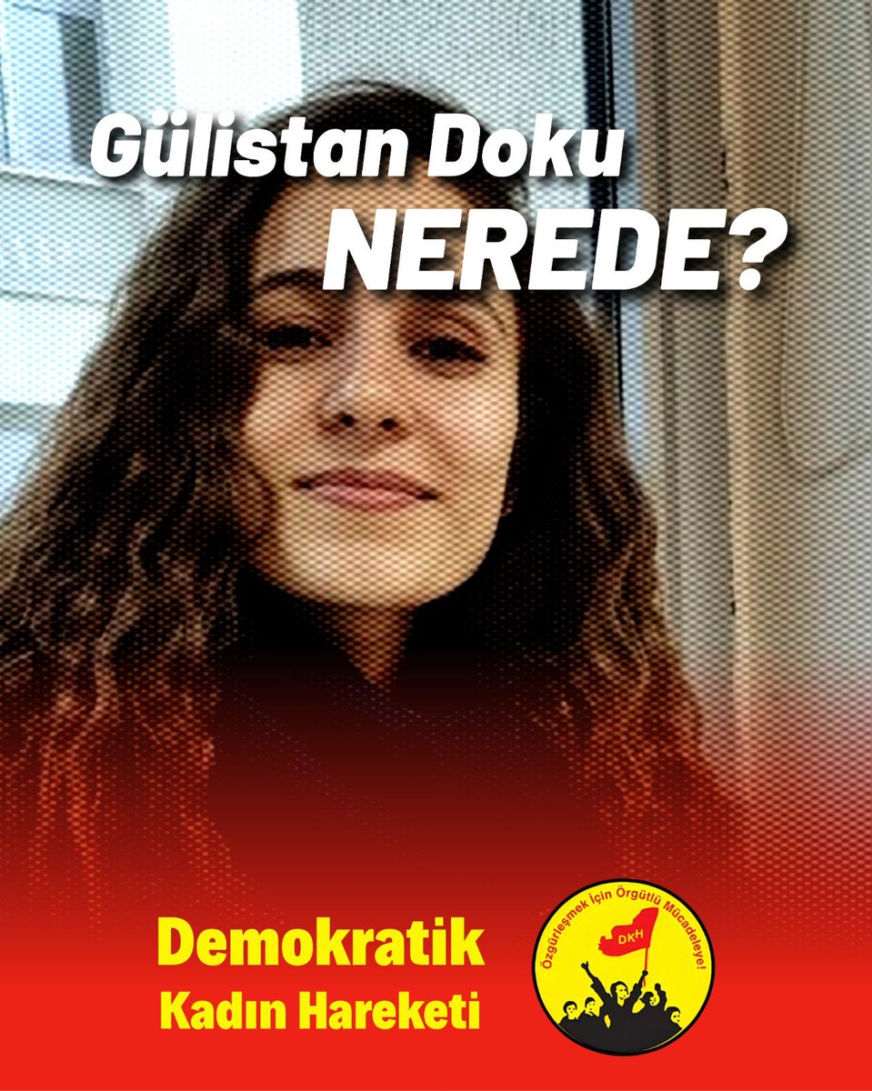 dkhareketi's tweet photo. 6 yıldır akıbetini sorduğumuz, sormaktan vazgeçmediğimiz Gülistan Doku dosyasında yürütülen soruşturma kapsamında 13 kişi hakkında gözaltı kararı verildi.
Bu karar yıllardır süren kadın mücadelemizin bir sonucu olmakla beraber, umuyoruz bu gelişme karanlıkta kalmış tüm kadın+ https://t.co/MgJZBXhmn0